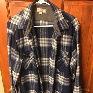 Wallace and Barnes heavy blue flannel
